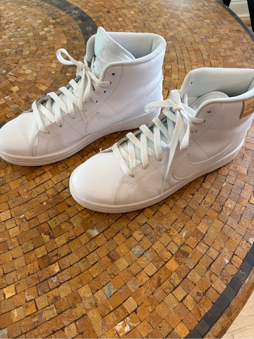 Nike Women's White High-Top Athletic Sneakers